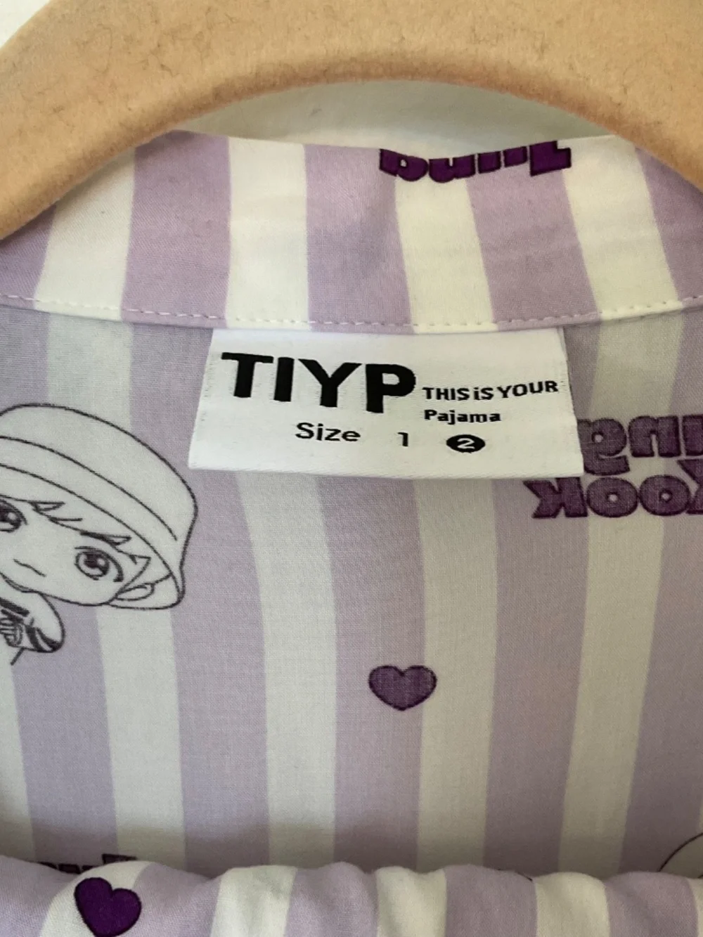 Jungkook BTS tinytan pajama set - Picture 2 of 2